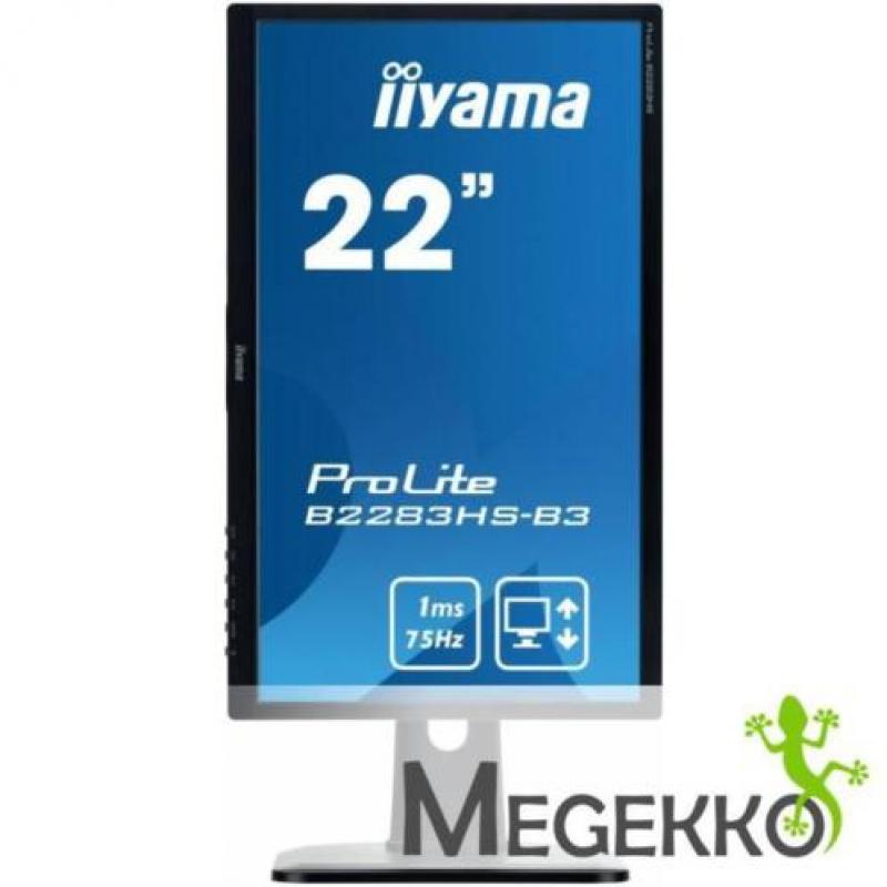 Iiyama ProLite B2283HS-B3 21.5" Full HD TN Mat Zwart compu..