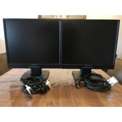 2x 19 inch hanss-G monitor