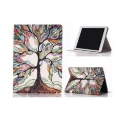 iPad Air 2 leren hoes hoesje case Kleurrijke Boom - TREE