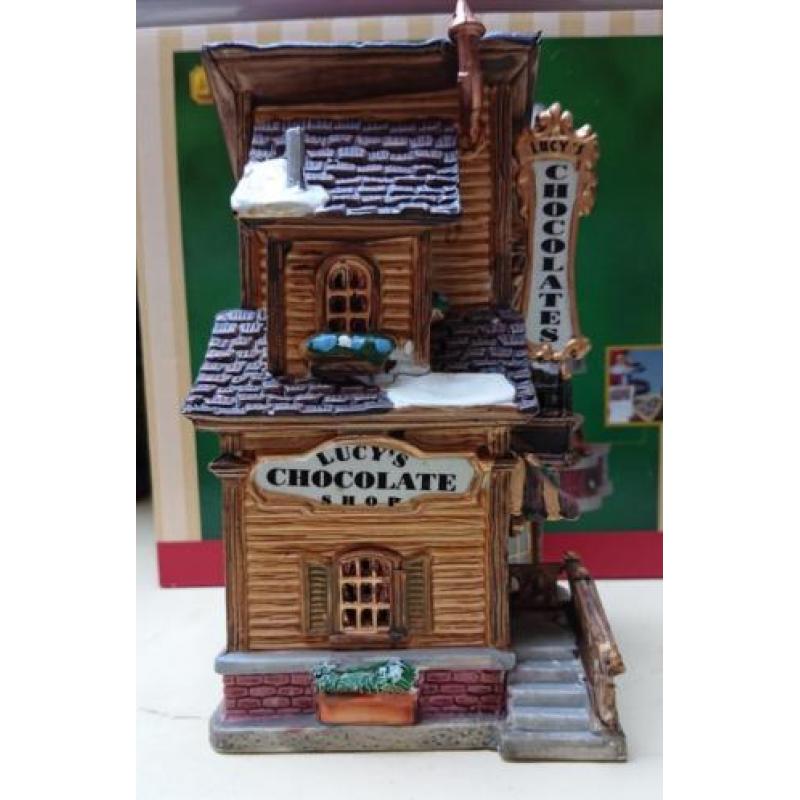 Kerst lemax chocolaterie huisje