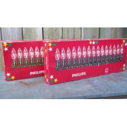 ~ 2 Retro Philips kerstverlichting voor Buiten ~