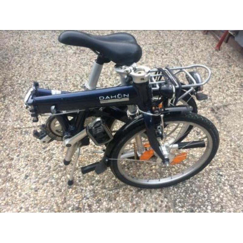 Dahon Piazza N7 vouwfiets blauw inclusief slot