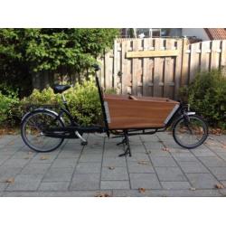 Bakfiets op 2 wielen met 3 versnellingen