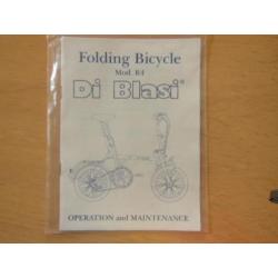 R4 Di Blasi vouwfiets, 2 stuks