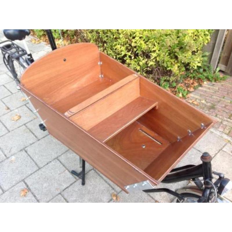 Bakfiets op 2 wielen met 3 versnellingen