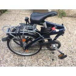 Dahon Piazza N7 vouwfiets blauw inclusief slot