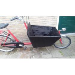 Bakfiets te koop voor 225& ideaal om je hond mee te nemen