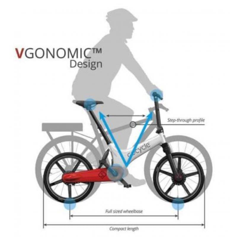 Gocycle GS - grijs + kobaltblauw