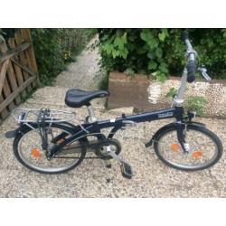 Dahon Piazza N7 vouwfiets blauw inclusief slot