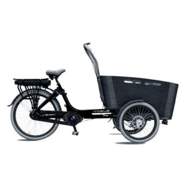 Vogue Carry elektrische bakfiets middenmotor driewieler