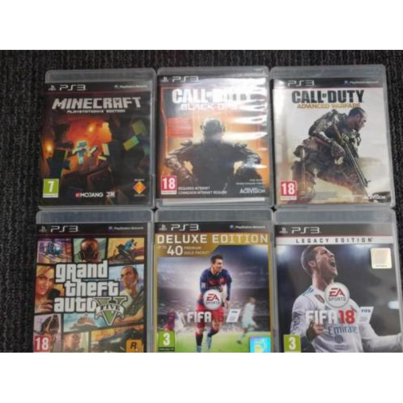 Playstation 3 met 6 spellen