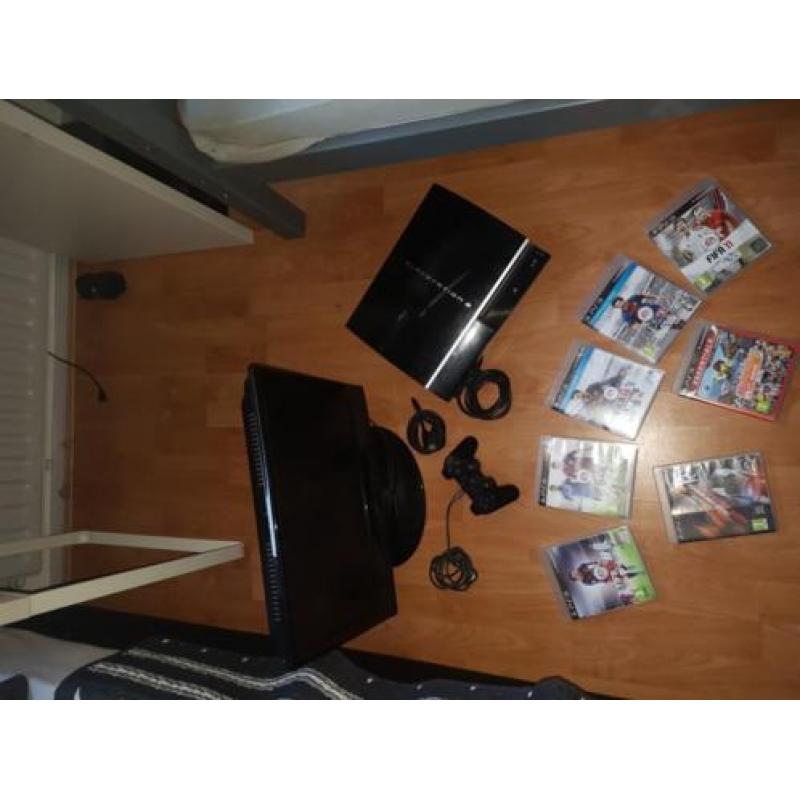 PlayStation 3 met spellen controller etc