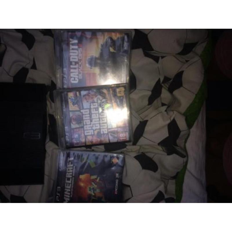 Playstation 3 + spellen + controller