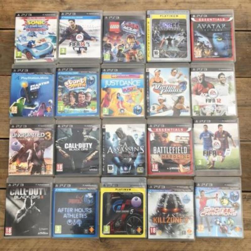 PlayStation 3, 20 games, Move-camera en extras