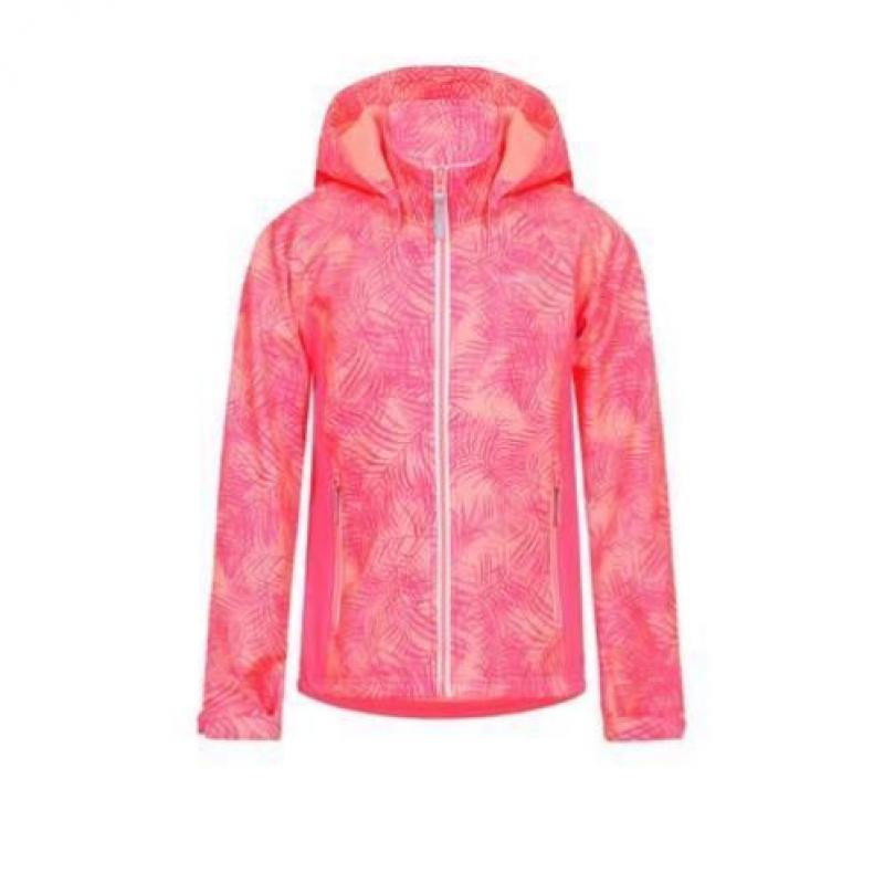 Icepeak Taila softshell jack roze (meisjes) maat 140